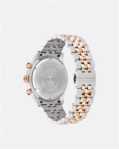 versace uhr gold silber damen|Versace Damenuhren online .